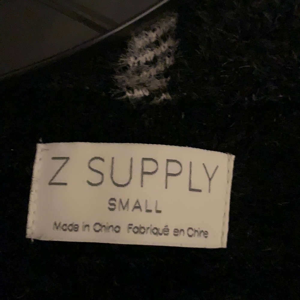 Z Supply Black Plaid Tucker Jacket